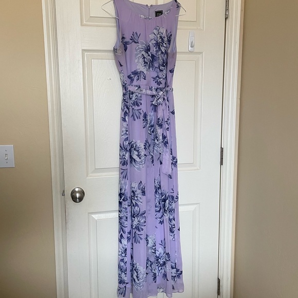 JH sleeveless purple flower maxi dress - Picture 2 of 9